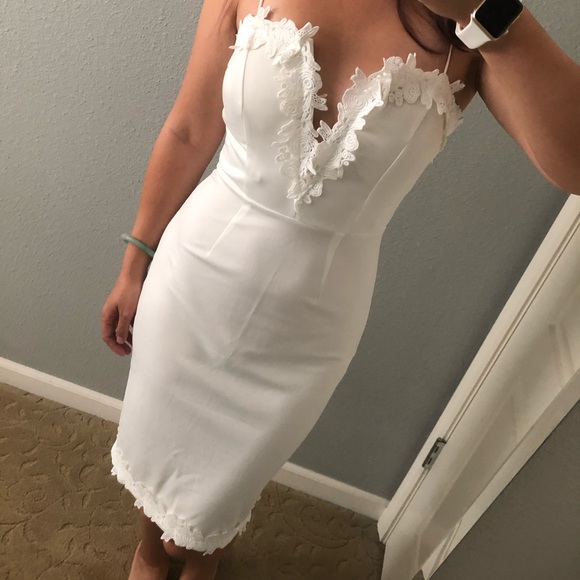 Fashion Nova Ivory Legally Dress - Picture 1 of 5